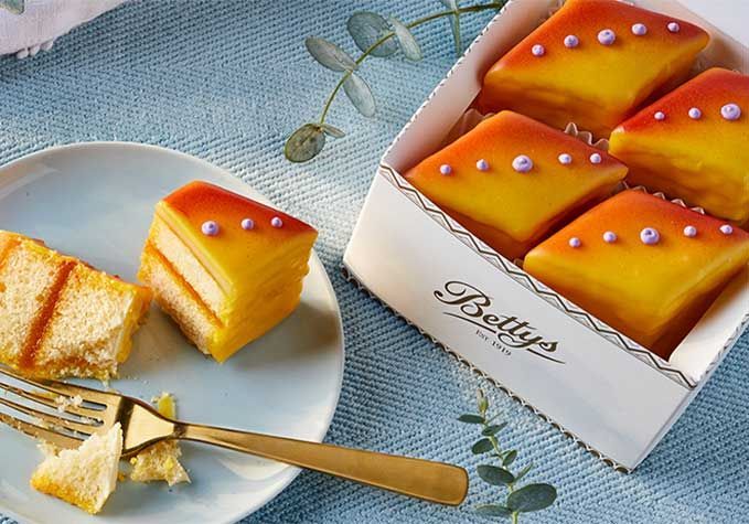 Taste the sunshine with our new Mango and Passionfruit Fondant Fancies
