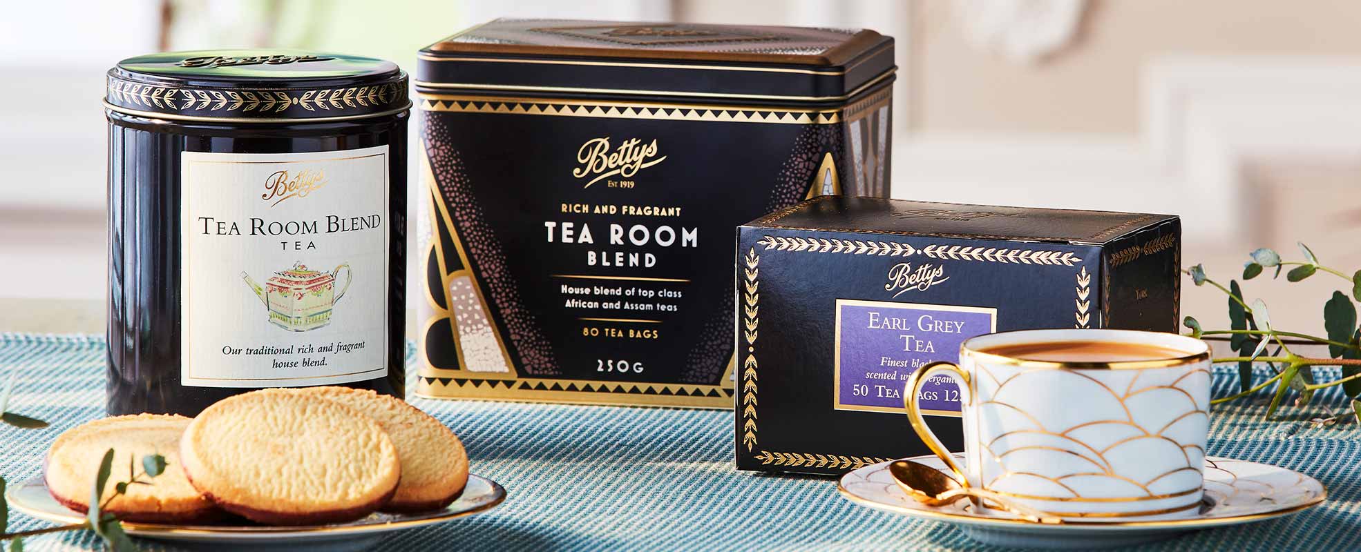 Tea Caddies & Tea Storage Tins Bettys