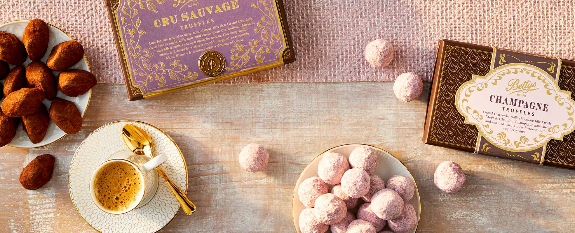 Buy Chocolate Truffles Online Milk, Dark & Champagne Bettys