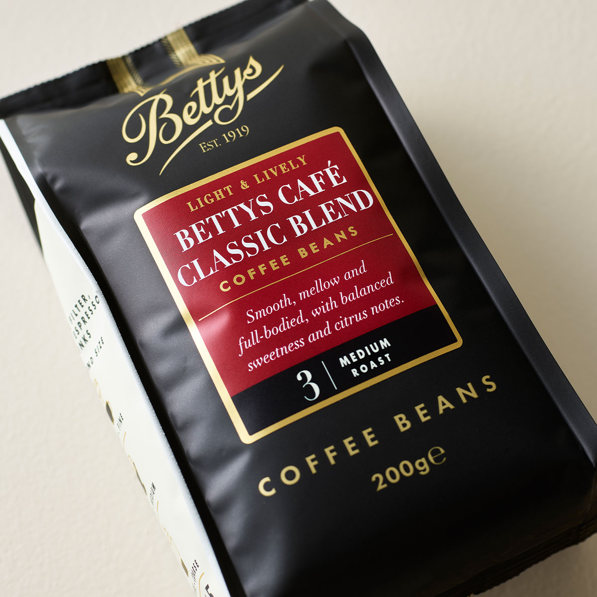 Bettys Decaffeinated Coffee Beans & Coffee Caddy
