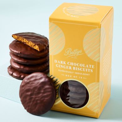 Dark Chocolate Ginger Biscuits