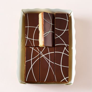 Dark Chocolate Salted Caramel Slices (Box of 6)