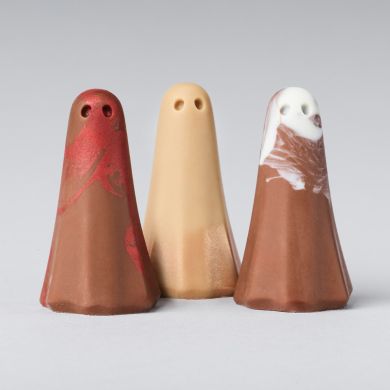 A Trio of Chocolate Ghosts