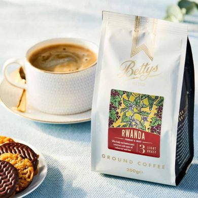 Bettys Single Origin Rwanda Ground Coffee 200g