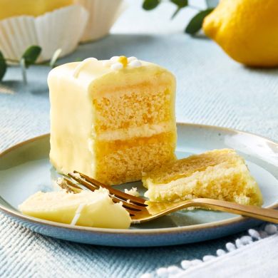 Lemon Fondant Fancies (Box of 4)