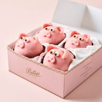 Marzipan & Sponge Pigs (Box of 4)
