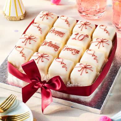 Personalised Fondant Fancies
