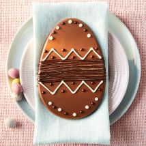 Milk Chocolate Flat Easter Egg