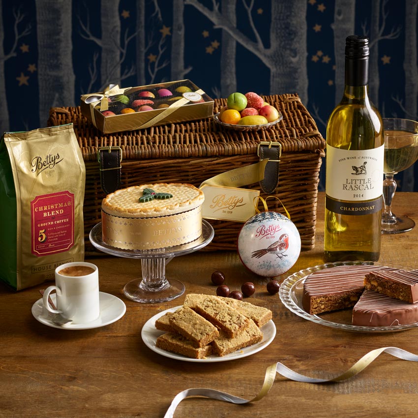 Taste of Bettys Wicker Hamper Bettys