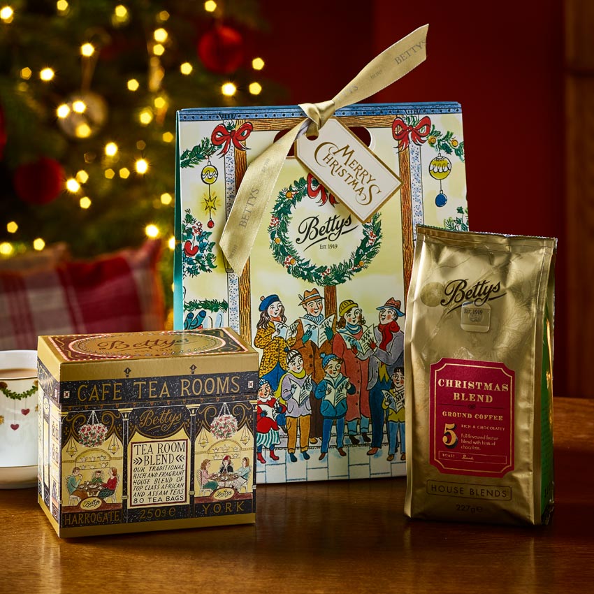 Tea & Coffee Christmas Gift Bag Bettys